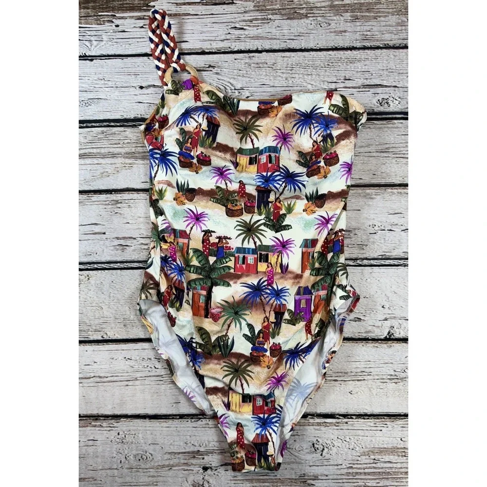 Cache Coeur Maternity Playa Pregnancy One Piece Swimsuit Swim Soft‎ Medium
